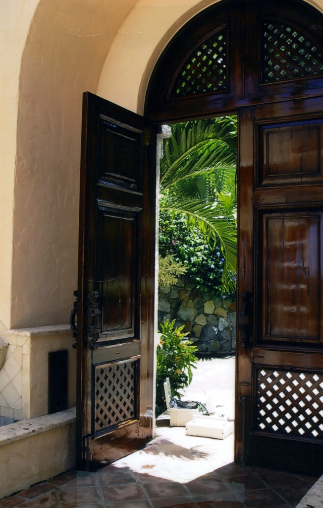 St John Varnished Antique Door